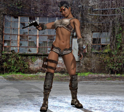 Картинка 3д+графика fantasy+ фантазия оружие девушка