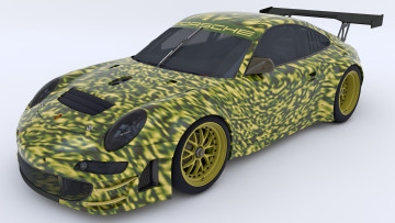 Картинка автомобили 3д 911 porsche