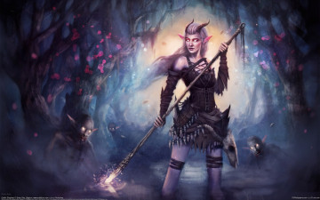 Картинка bram+sels фэнтези демоны bram sels монстры рога демоница