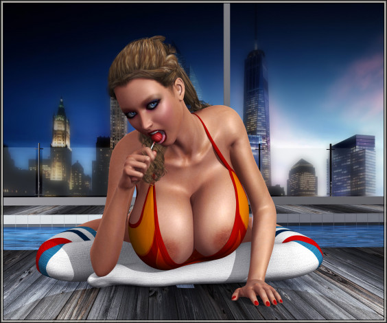 Обои картинки фото 3д графика, people , люди, грудь, девушка