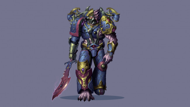 Обои картинки фото солдат, фэнтези, существа, инопланетный, существо