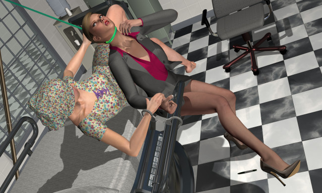 Обои картинки фото of terror red, 3д графика, fantasy , фантазия, девушки