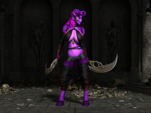 Картинка 3д+графика существа+ creatures кастаника оружие фон