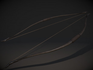 Картинка оружие 3d тетива лук фон