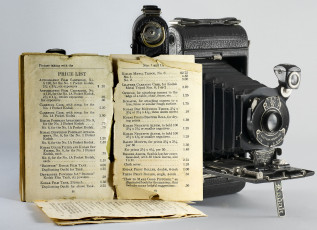 обоя kodak, бренды, манускрипт, фотокамера