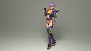 Картинка 3д+графика аниме+ anime девушка взгляд фон хвостик