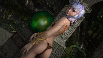 Картинка 3д+графика эльфы+ elves эльфийка взгляд фон