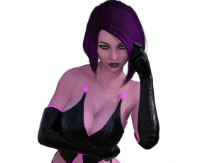 Картинка 3д+графика люди+ people фон девушка взгляд