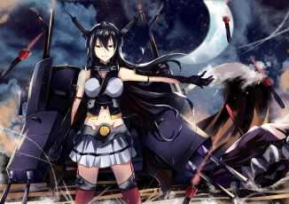 Картинка аниме kantai+collection tagme artist kancolle nagato kantai collection