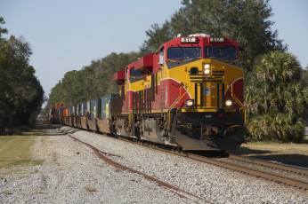 Картинка техника поезда рельсы локомотив состав