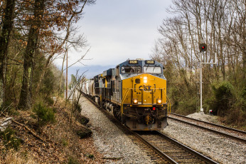 обоя техника, поезда, рельсы, локомотив, состав