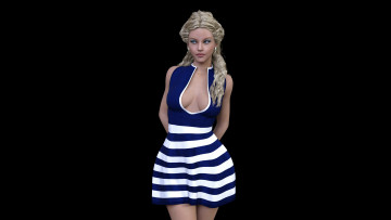 Картинка 3д+графика люди+ people фон взгляд девушка