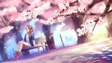 Картинка аниме unknown +другое koyami tsukito арт девушка парк