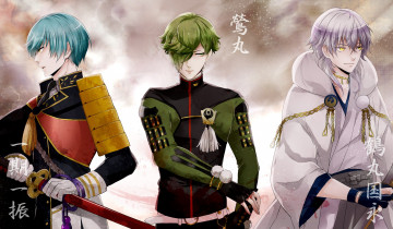 Картинка аниме touken+ranbu touken ranbu парни