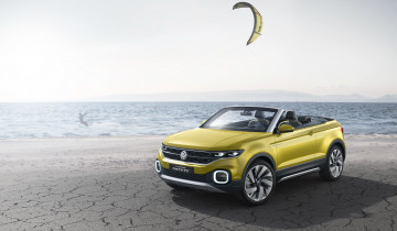 обоя автомобили, volkswagen, t-cross, breeze, concept, 2016г