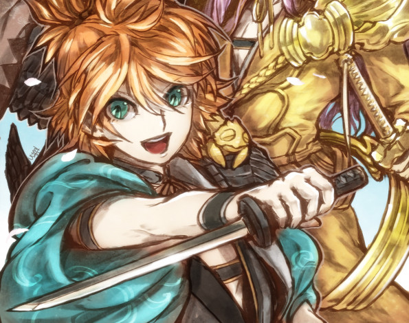 Обои картинки фото аниме, touken ranbu, touken, ranbu, парень