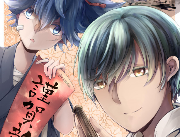 Обои картинки фото аниме, touken ranbu, touken, ranbu