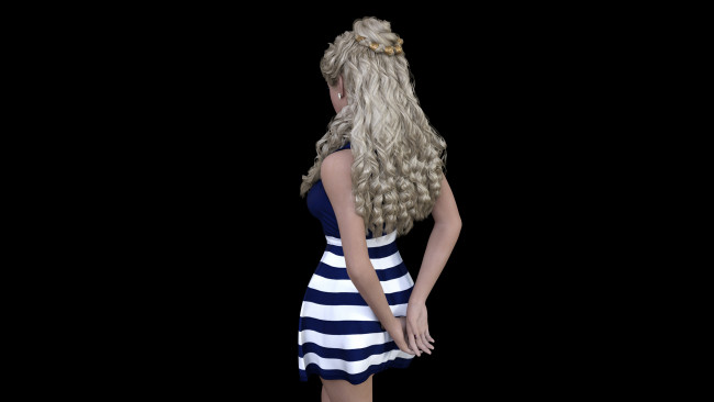 Обои картинки фото 3д графика, люди , people, взгляд, девушка, фон