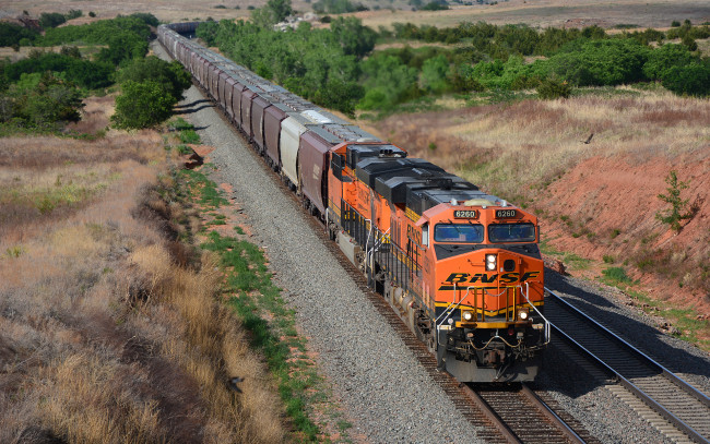 Обои картинки фото техника, поезда, рельсы, локомотив, состав