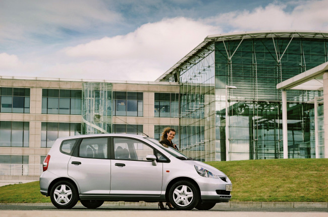 Обои картинки фото автомобили, honda, jazz