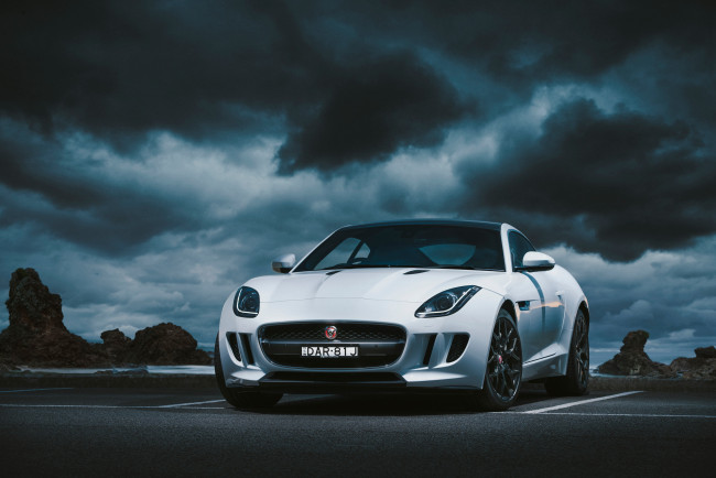 Обои картинки фото автомобили, jaguar, au-spec, coupе, f-type