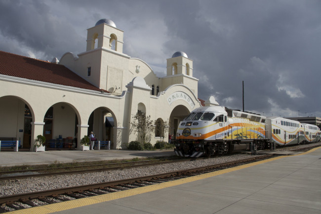 Обои картинки фото техника, поезда, рельсы, локомотив, состав