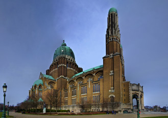 Картинка bas& 237 lica+nacional+del+sagrado+coraz& 243 +brussels города берлин+ германия собор