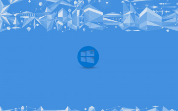 Картинка компьютеры windows++10 логотип фон