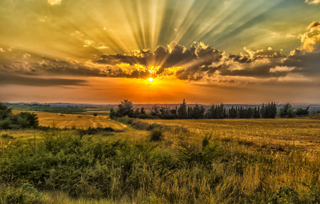 Обои картинки фото природа, восходы, закаты, рассвет