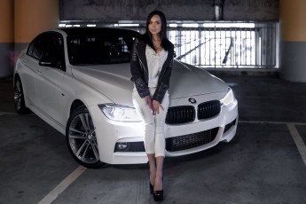 Картинка автомобили -авто+с+девушками bmw