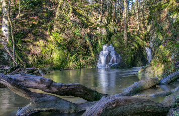 Картинка природа водопады простор