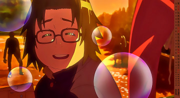 Картинка календари аниме очки взгляд юноша