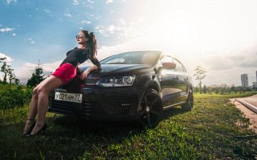 Картинка автомобили -авто+с+девушками olesya polo