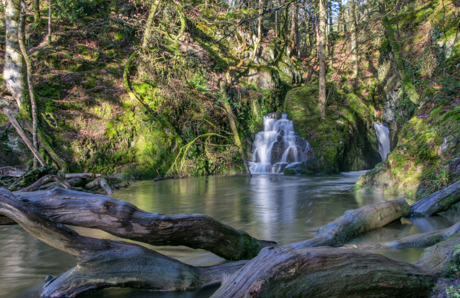 Обои картинки фото природа, водопады, простор