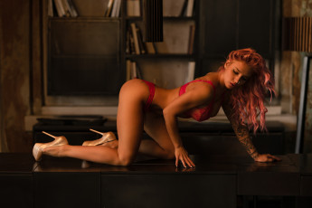 Картинка девушка девушки -unsort+ рыжеволосые+и+другие модель