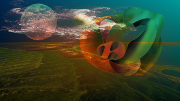 Картинка 3д+графика абстракция+ abstract цвет фон узор