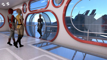 Картинка 3д+графика фантазия+ fantasy фон взгляд девушки