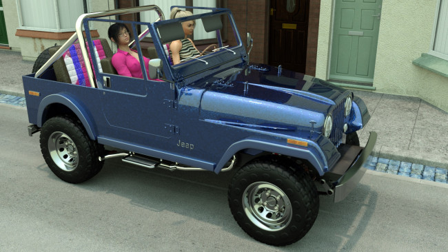 Обои картинки фото 3д графика, люди-авто, мото , people- car ,  moto, автомобиль, фон, взгляд, девушки