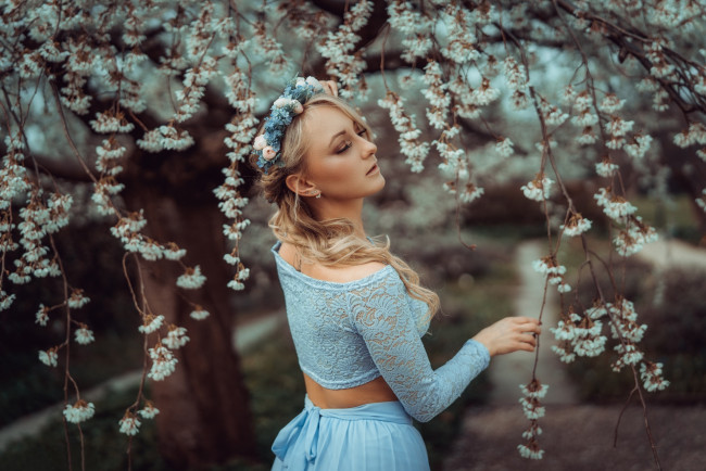 Обои картинки фото девушка, девушки, -unsort , блондинки,  светловолосые, модель, monika, metzner