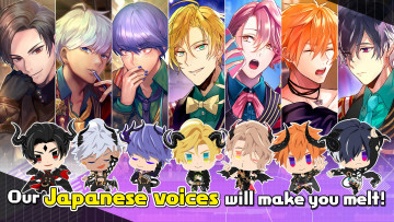 Картинка видео+игры obey+me парни демоны чиби