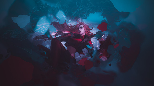 Обои картинки фото видео игры, league of legends, league, of, legends, miss, fortune