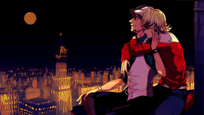 Обои картинки фото аниме, tiger and bunny, тигр, и, кролик