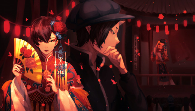 Обои картинки фото аниме, hoozuki no reitetsu, хладнокровный, ходзуки