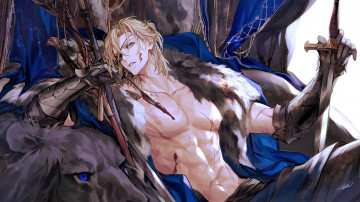 Картинка видео+игры fire+emblem парень оружие лев