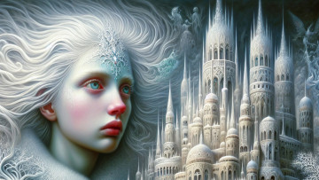 Картинка фэнтези девушки нейросети графика нейроарт ai art нейронные сети рисунки нейро искусство нейрографика graphics neuroart neural networks drawings neuro neurography