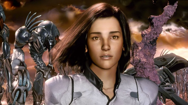 Обои картинки фото видео игры, final fantasy,  the spirits within, девушка, планета, техника