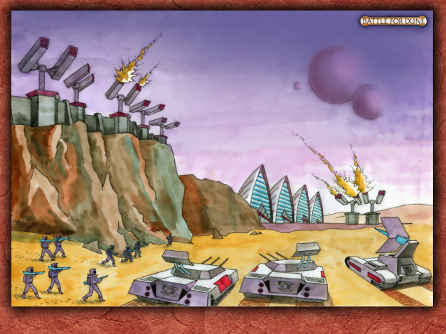 Обои картинки фото battle, for, dune, рисованные, другое