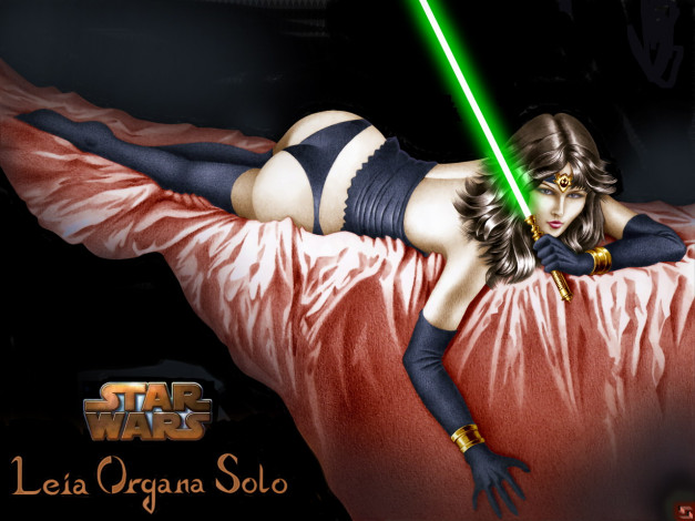 Обои картинки фото leia, organa, solo, фэнтези, девушки