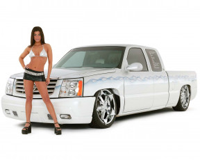 Картинка 1999 chevrolet silverado автомобили авто девушками