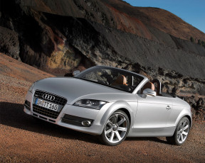 Картинка audi tt roadster 2007 автомобили